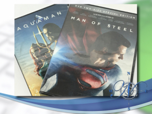 <h4>Aquaman, Man of Steel (both 2 disc sets)</h4>