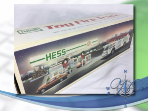 <h4>1989 Hess White Fire Truck</h4>