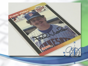 <h4>Frank Viola 1988 Fleer Jsa Coa Hand Signed Authentic Autograph</h4>