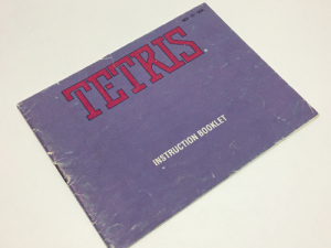 <h4>Tetris NES Nintendo Entertainment System, 1989 MANUAL</h4>