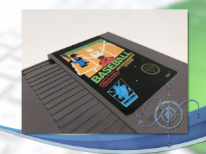 <h4>Nintendo Baseball NES Black Label and Black Sleeve</h4>